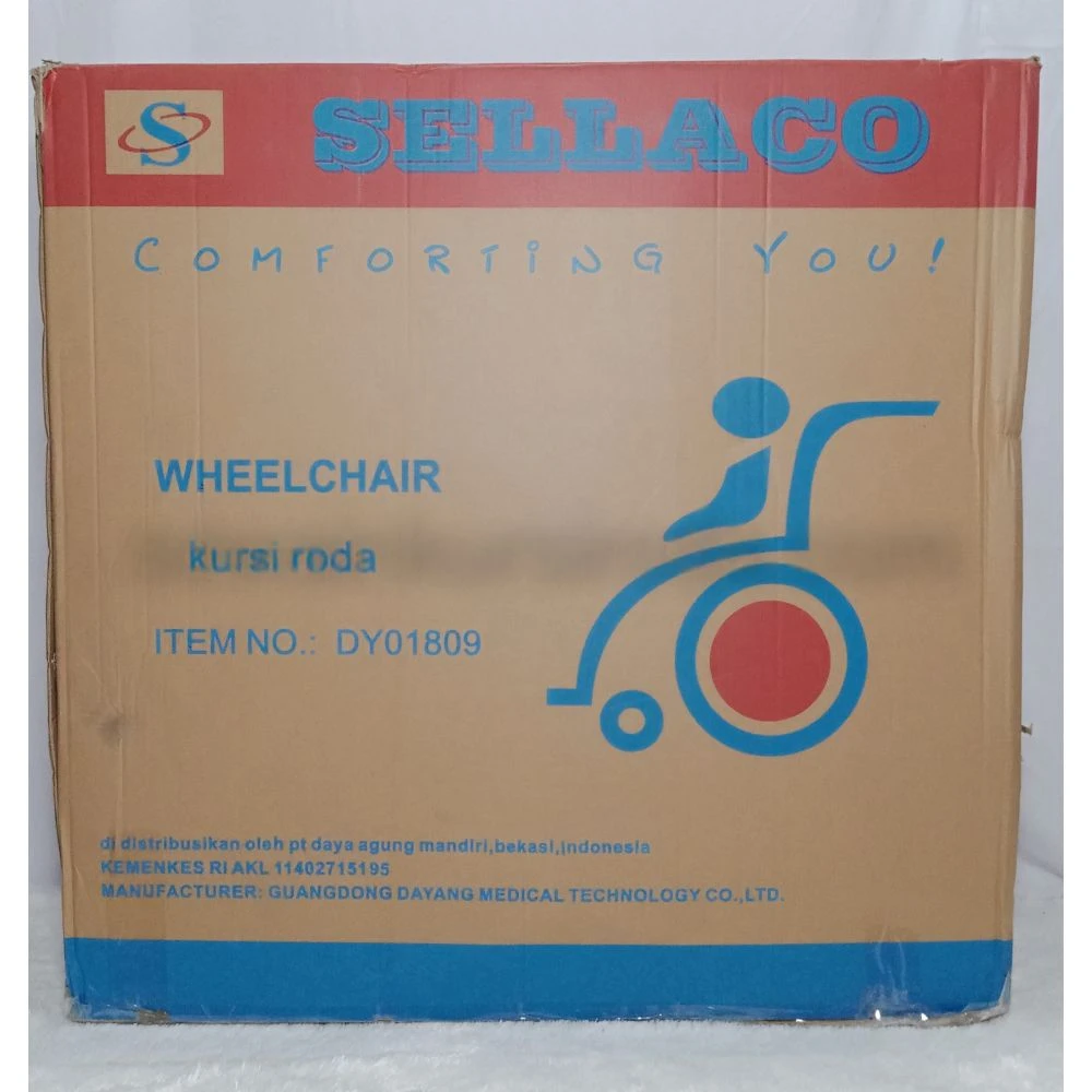 (BARU) Kursi Roda Sellaco Standar Ruji Black (ZRF-MF)