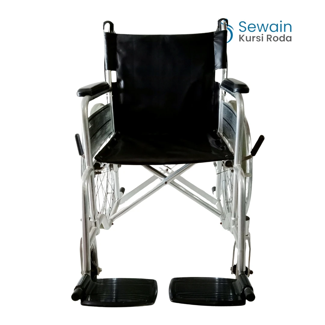 (SECOND) KURSI RODA STANDAR RUJI ALUMINIUM (134/FA)